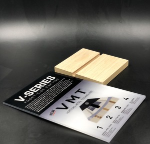 Compre un soporte de letrero acrílico con base de madera, elegante soporte de exhibición para menús y promociones, perfecto para restaurantes, oficinas, eventos - Product Image 5