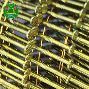 Clavos de bobina de alambre de paleta de 1-3/4 pulgadas, 9000 Uds. Con estilos de cabeza a cuadros de vástago liso/tornillo/anillo para paletas y pistolas de clavos - Product Image 3