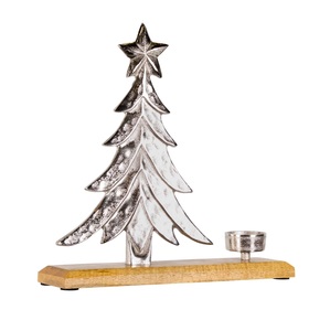 Una escultura contemporánea de árbol de aluminio aporta belleza escultural y elegancia inspirada en la naturaleza a los espacios habitables. - Product Image 2