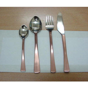 เครื่องใช้บนโต๊ะอาหารโลหะชุบเงินสำหรับร้านอาหารเครื่องใช้บนโต๊ะอาหารทำจากทองเหลืองอลูมิเนียมสำหรับงานแต่งงานประกอบด้วยช้อนส้อมมีด - Product Image 4