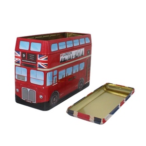 Rectangle Double Decker <b>Chocolate</b> Cookies <b>Tin</b> Can with Customized Logo Food Grade Tinplate Packaging - Product Image 4