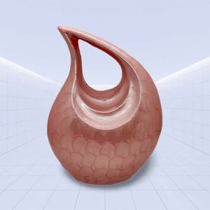 Cremation Urns <b>for</b> Human <b>Ashes</b> <b>for</b> Burial Columbarium Urns <b>for</b> Human Tear Drop Rose Gold Colour 27 Cms High - Product Image 2