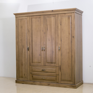 Meilleures ventes de meubles de chambre à coucher en bois massif ADELA Armoire en bois au design moderne Prix d'usine direct du Vietnam Prêt à monter - Product Image 2