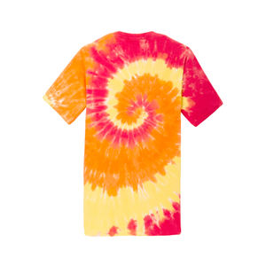 Camiseta Moderna con Estampado Tie-Dye en Espiral, Clásica en Rojo, Amarillo y Naranja, Tejido Suave de Algodón |   Perfecto para Marcas, Minoristas y Distribuidores - Product Image 2