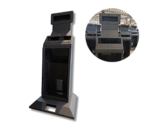 Gabinete de quiosco de acero con recubrimiento en polvo OEM, caja de información de aplicación de terminales para interiores y exteriores por Fabricación de chapa metálica - Product Image 1