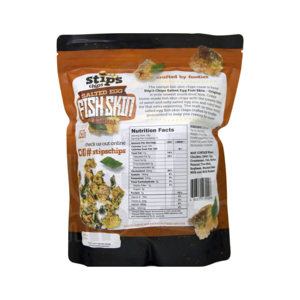 Las mejores tarifas de exportación asequibles Stip's Chips Huevo salado Piel de pescado Original 150g - Product Image 2