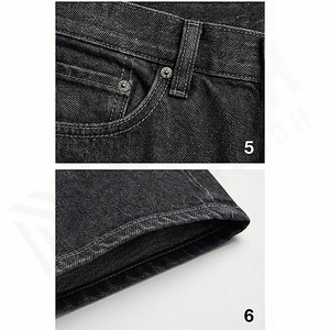 Pantalones Vaqueros Ajustados para Hombre, Estilo Desgastado, Color Personalizado, Rotos, Slim Fit, OEM, ODM, Venta al Por Mayor - Product Image 6