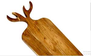 Tabla de cortar de madera de alta venta, tabla para cortar queso o pan con forma personalizada para cocina y preparación de alimentos - Product Image 5