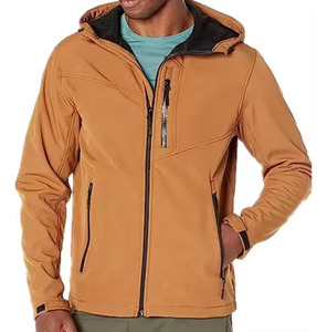Men's Custom Design Winter <b>Work</b> Wear Softshell <b>Jacket</b> New High Street Style Zip-up Windproof and Waterproof <b>Jacket</b> for Men - Product Image 1