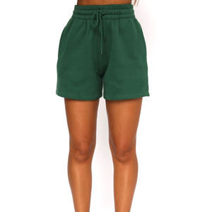 2025 nouvelle mode femmes respirant 100% coton Sweat Shorts personnalisé cordon Shorts pour les femmes en gros - Product Image 5