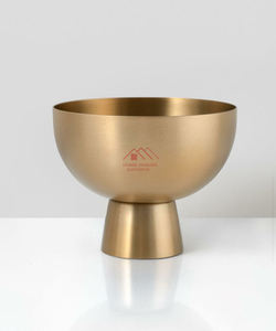 Vase à plantes en or martelé, design martelé, décoration de mariage, arrangements floraux, bol - Product Image 3