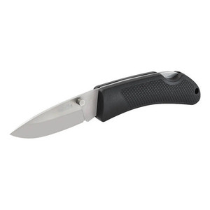 Coltello con serratura Wallis K270347 con manico nero e lama liscia - Product Image 3