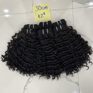 Extensions de cheveux vierges naturels vietnamiens de haute qualité, ondulés profonds, toutes cuticules alignées, perruques en dentelle, couleur naturelle, 100g - Product Image 4