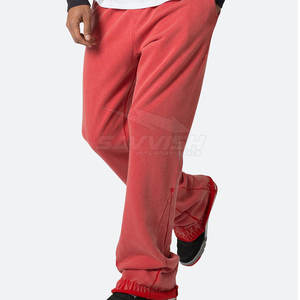 Pantalones Deportivos Acampanados de Felpa de Algodón con Logotipo Personalizado, Diseño Moderno, Venta en Línea - Product Image 5