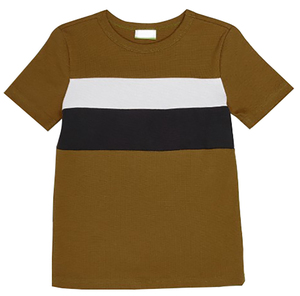 เสื้อลำลองผ้าฝ้าย100% เสื้อยืดแขนสั้นของเด็กผู้ชายและเสื้อโปโลคอกลมเสื้อหรูหราคุณภาพบริการผลิตจำนวนมาก - Product Image 4