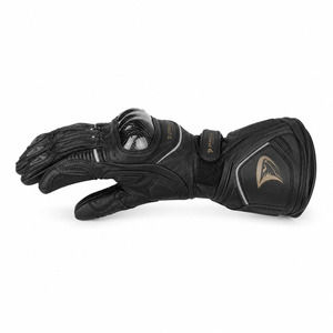 Motorcycle Racing Gloves Full Finger Adjustable Wrist <b>Strap</b> Palm Guard Unisex Riding Motocross - Product Image 3