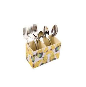 Porte-cuillère à couverts en bois fabriqué à la main pour personnaliser porte-couverts en bois imprimé pour la maison Table à manger - Product Image 6