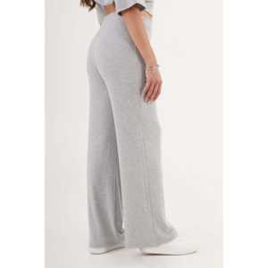 Pantalones para Mujer, Color Gris Suave, Cintura Elástica - Disponibles al por Mayor - Product Image 1