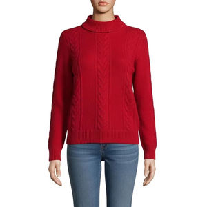 Suéteres de Mujer Transpirables de Punto por Ordenador, Poliéster Suave, Ligero, Elástico, para Uso Diario, Informal, de Moda - Product Image 1