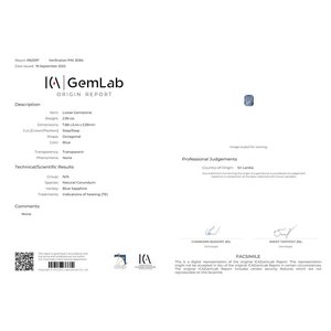 Zafiro Azul de 2.99 Quilates, Gema Natural Facetada en Forma de Estrella, Diámetro del Orificio de 1 mm, Altura del Artículo de 6 mm, Longitud de 10 mm, Tratado Térmicamente - Product Image 4