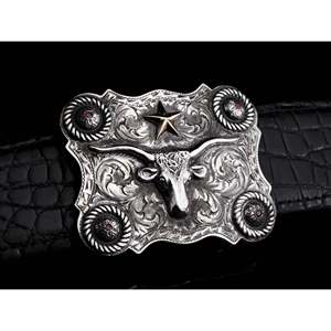 Cinturón Wyatt Longhorn Ruby para hebilla - Product Image 2