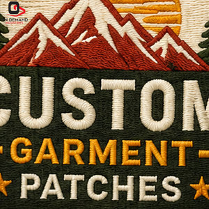 Fabriqué au Pakistan – Écussons de vêtements personnalisés haut de gamme à coudre – Broderie 3D – Solutions de marquage personnalisé robustes – Toile - Product Image 4
