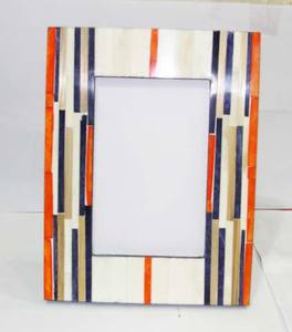 Antique Luxury Handmade Bone Resin <b>Photo</b> <b>Frame</b> Quality Wood Material for Home Hotel Office Decoration - Product Image 1