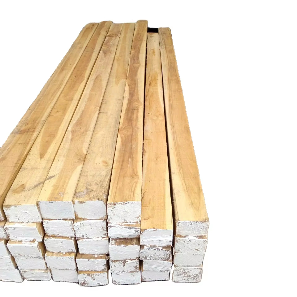 Premium Quality Export Standard Teak Round Logs with Bark Direct From Laos Forests