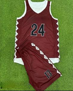 Uniforme de baloncesto personalizable de alta calidad unisex transpirable conjuntos de talla grande Camiseta estampada de baloncesto de verano - Product Image 3