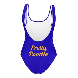 Sigma Gamma Rho poodle ชุดว่ายน้ำชิ้นเดียว hbcu เสื้อผ้าสโมสรสโมสรโพลีเอสเตอร์82เส้น18ผ้าสแปนเด็กซ์ทนต่อคลอรีน4ทาง - Product Image 3