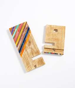 Wooden <b>Phone</b> <b>Stand</b> Holder <b>for</b> Desk <b>Charging</b> Station Dock <b>for</b> Cell <b>Phone</b> Boho <b>Stand</b> Colorful Wood Holder - Product Image 3