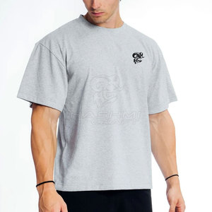 T-shirts amples pour hommes, style streetwear, en tissu respirant et confortable, pour la gym, l'entraînement et le quotidien - Product Image 4