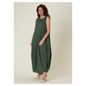 Italiano a medida CURVY Primavera Verano algodón Mujer vestido Maxi vestido sin mangas diferentes colores disponibles - Product Image 3