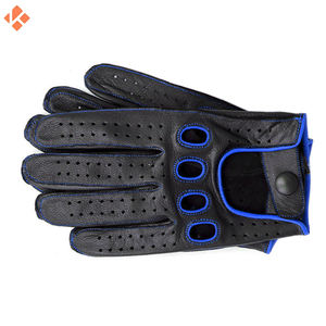 Gants de conduite en cuir de chèvre personnalisés de qualité supérieure Fashion Men Sports Winter Warm Safety Gloves - Product Image 6