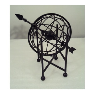 Silver Metal Wire <b>World</b> <b>Globe</b> For Home Office Table Top Decorative - Product Image 3