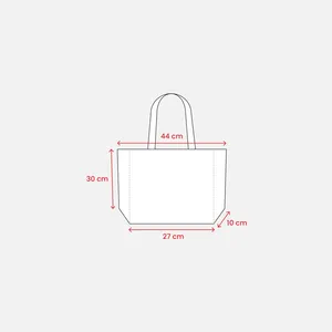 Borse Shopper Personalizzate TNT Tricolore con Soffietto, Borse Promozionali Personalizzabili - Product Image 3