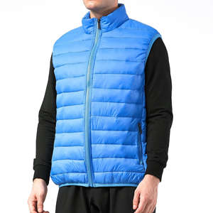 Everyday Warm Men Puffer <b>Vest</b> Quilted Outerwear For Winter <b>Travel</b> Outdoor Work Street Style And Comfortable Daily Fashion - Product Image 2