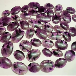 Natural Purple <b>Amethyst</b> Cabochon Polished Unique Loose Gemstones with Color Play for Jewelry - Product Image 1