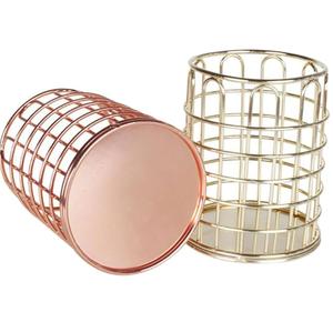 Meilleure vente de porte-brosse à dents en forme d'accessoires de salle de bain en acier inoxydable plaqué or en cuivre pour la maison et les hôtels en métal - Product Image 1