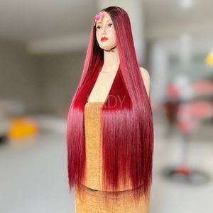 Perruque frontale en vrais cheveux humains, prix de gros, dentelle vietnamienne droite HD, pleine longueur de 6 "à 40". - Product Image 1