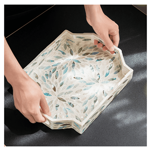 Plats et assiettes en nacre véritable, coquilles de nacre pour servir les amuse-gueules et la décoration de table, Vietnam - Product Image 3