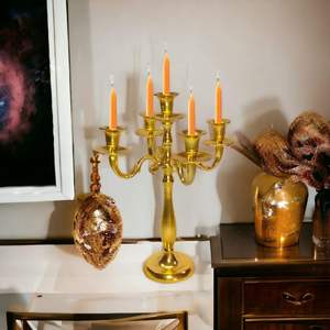 Candle <b>Holders</b> Modern Metal <b>Candlestick</b> Wedding Candle Stand Exquisite Christmas Desktop Party Decor for Home Decor <b>Black</b> Gift - Product Image 2