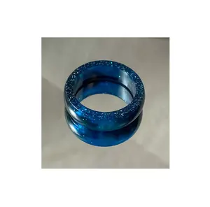 Anillo de Bodas de resina de alta calidad para hombres, bandas de goma asequibles de 8mm, anillos deportivos, producto de último diseño