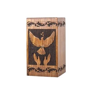 Urna de palisandro hecha a mano para cenizas humanas, caja de madera de árbol de la vida, urna de cremación personalizada para cenizas, hecha a mano, grande - Product Image 4