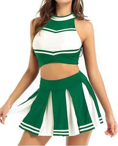 Nouveautés 2024 Arrivées tendance Uniformes de cheerleading pour femmes adultes Shorts Strass Imprimés par transfert thermique 100% Service OEM - Product Image 2
