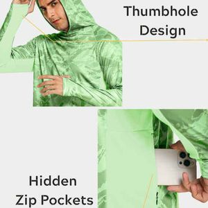 Vente en gros de pulls à capuche à séchage rapide pour l'extérieur Pull imprimé par sublimation à bas prix - Product Image 4