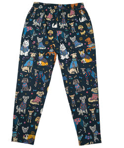 Venta al por mayor de alta calidad de las polainas de las mujeres Hot Digital Printed 92% algodón 2% Spandex suave de cintura alta Yoga Leggings BD Proveedor - Product Image 2