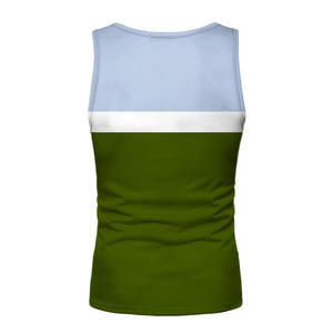 Débardeur personnalisé pour hommes Plus Stringer tricoté de haute qualité Impression 3D de couleur unie Broderie Décoration XL Musculation Gym Utilisation - Product Image 3