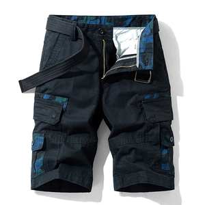Pantalones Cortos Cargo Casuales para Hombre 2026, Camuflaje, Bolsillos con Cremallera Media, Diseño de Parches, Talla Grande, Tácticos, Antiarrugas, Cintura 100% Algodón - Product Image 6
