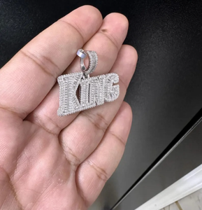 Custom King Hip Hop Pendant Custom VVS D Color 5.16CTW Men's Hip Hop King Pendant <b>Moissanite</b> Pendant Hip Hop <b>Jewelry</b> - Product Image 3
